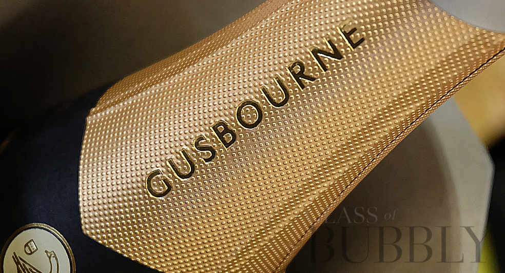 Gusborune english sparkling wine neck foil logo