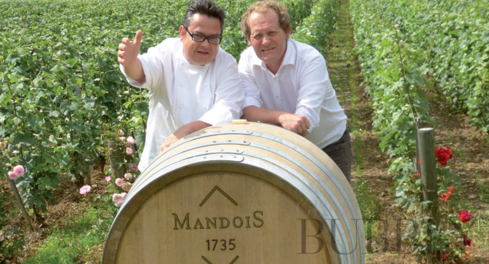 Champagne Henri Mandois.