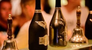 Angel Champagne Debut in Ibiza