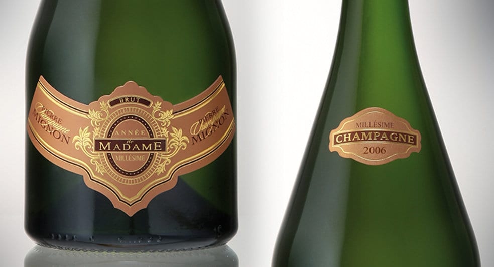 champagne mignon annee de madame