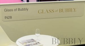 Glass of Bubbly at London Wine Fair