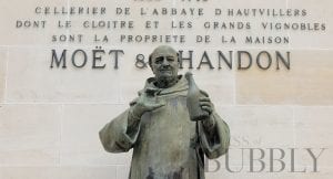 dom perignon statue