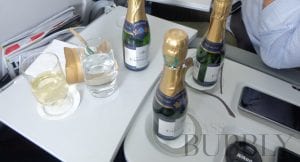 What in-flight Bubbly do Airlines Serve