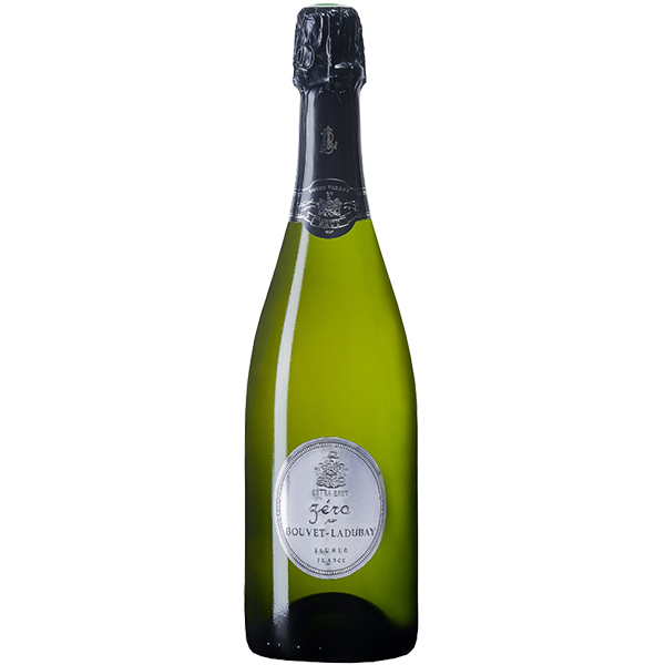 French Sparkling Wine Bouvet Ladubay Brut Zéro | Glass of Bubbly