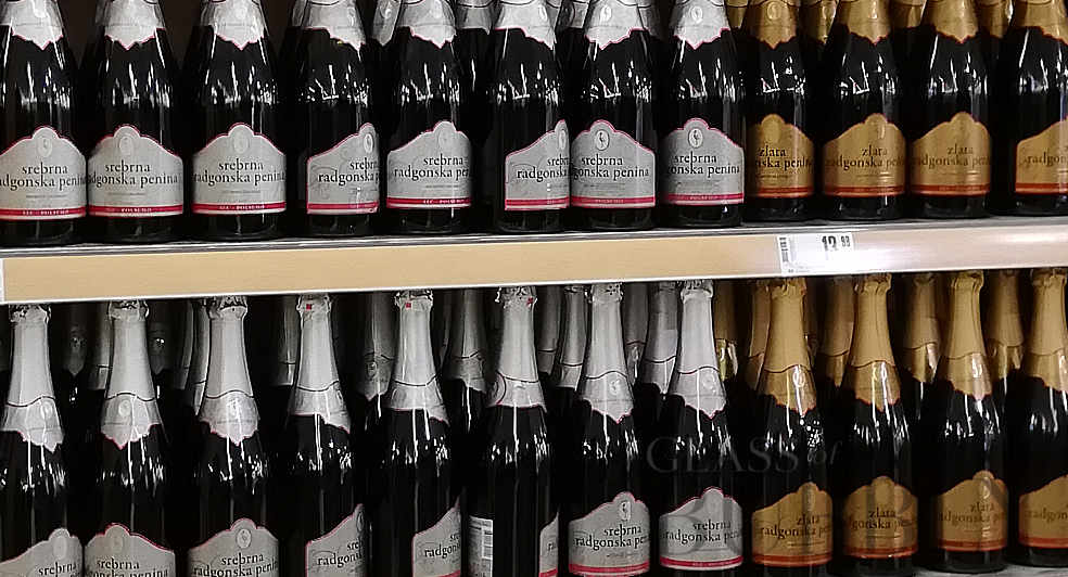 supermarket bottles radgonske gorice
