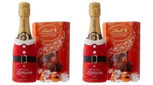 Perfect Stocking filler: Champagne Lanson Black Label Santa