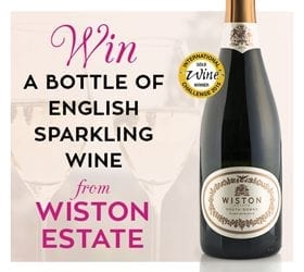 Win a Bottle of Wiston Estate English Sparkling Wine
