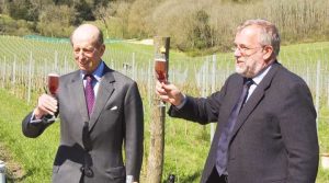 HRH The Duke of Kent visits Albury Vineyard in Surrey