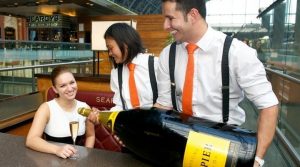 London’s largest bottle of Champagne arrives in the City