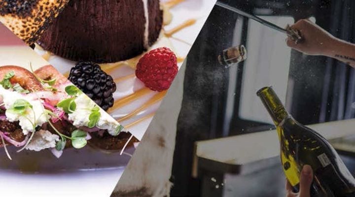 La Champagnerie - Sabering Bar in Canada