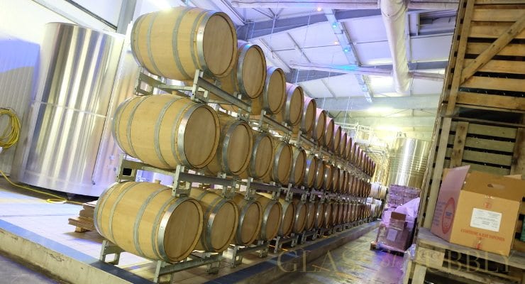 Champagne Laurent Lequart cooperative barrels