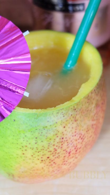 Fizzy Mango Cocktail