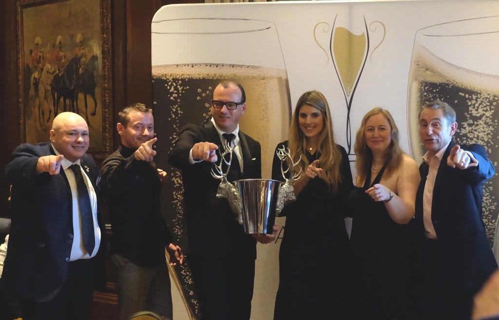 2018 worlds finest glass of bubbly team photo