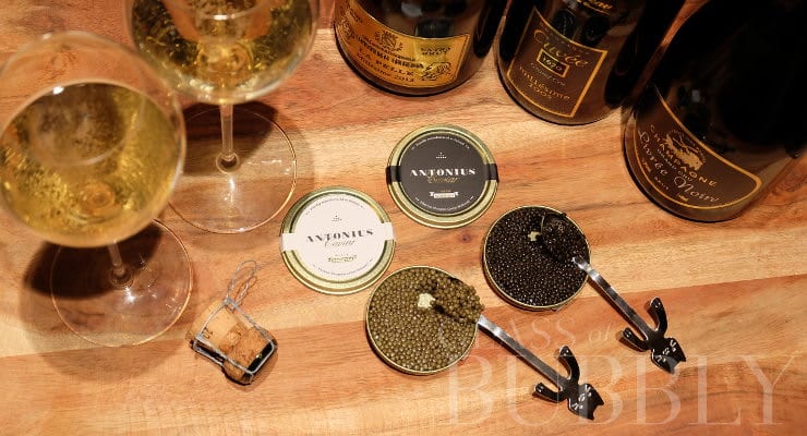 Antonius_Caviar_and_three_trophy_winning_champagnes