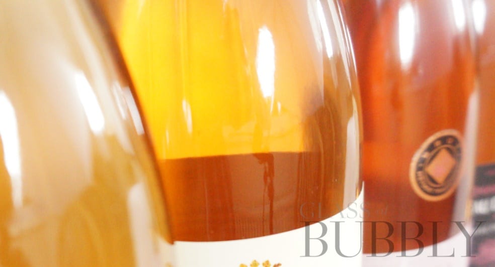 lighter shade sparkling rose wines