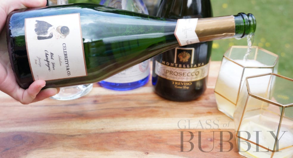 Celebritys Champagne and Gin