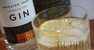 Indian Fizz and Gin Cocktail