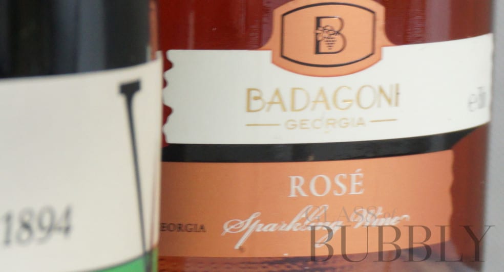 Badagoni Rosé sparkling wine