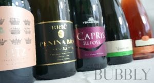 Charmat method sparkling wines