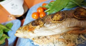 Roast Trout with Prosecco