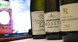 Champagne to celebrate the New Year 2020