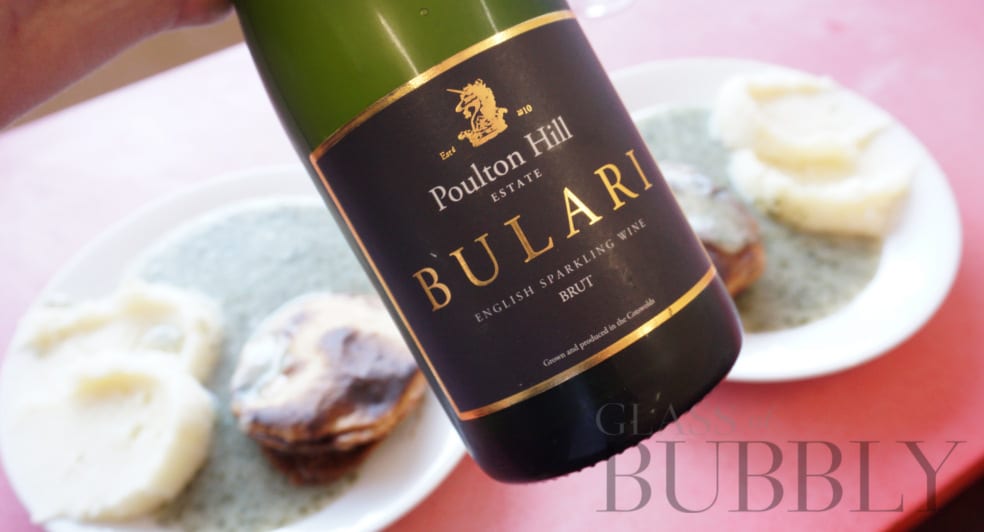 English Sparkling Wine with Pie and Mash