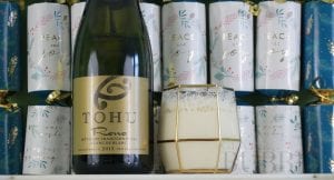 Fizzy Eggnog Cocktail