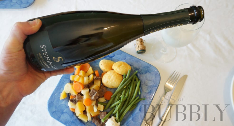 Steininger Winery Muskateller with Tafelspitz