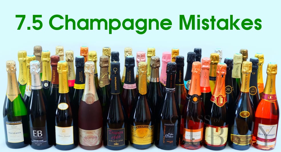 Champagne mistakes