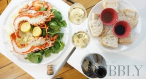 Champagne Roger Brun La Pelle 2013 and Lobster