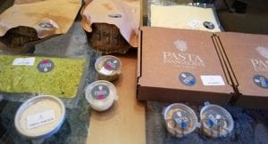 Ingredients are nicely packaged and colour coded