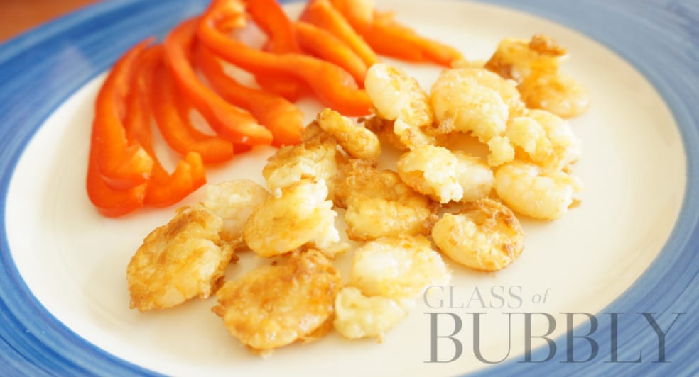 Shallow Fried King Prawns