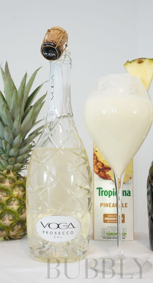 Piña Colada Prosecco Cocktail