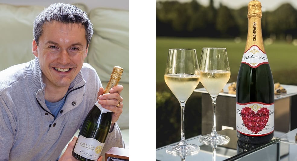 Didier Penine from Cockfield who has launched Say It With Champers which is a gift site where you can personalise your champagne gift.
 
Picture: Mark Bullimore Photography