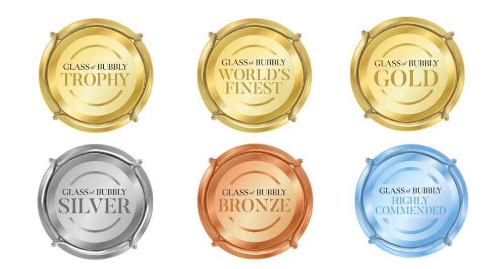 Glass of Bubbly Badges 2020