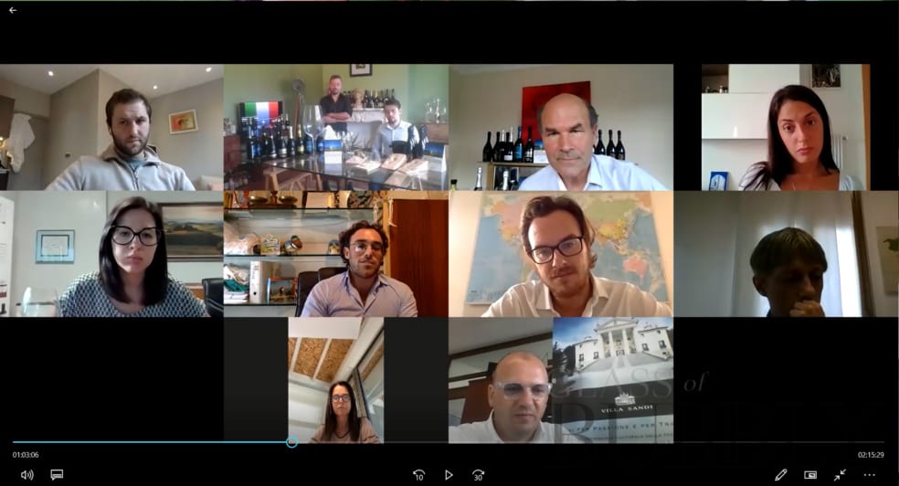 Glass of Bubbly & Prosecco DOC Zoom Live 2020