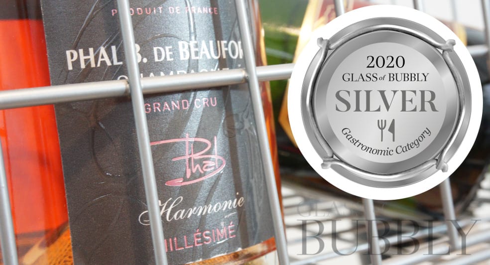 2020 Silver Medal Winner Gastronomic Champagne Phal B. De Beaufort – Cuvée Harmonie Rosé 2012