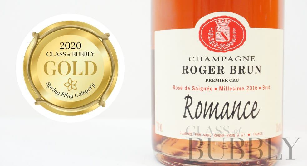 Champagne Rosé de Saignée Roger Brun Romance