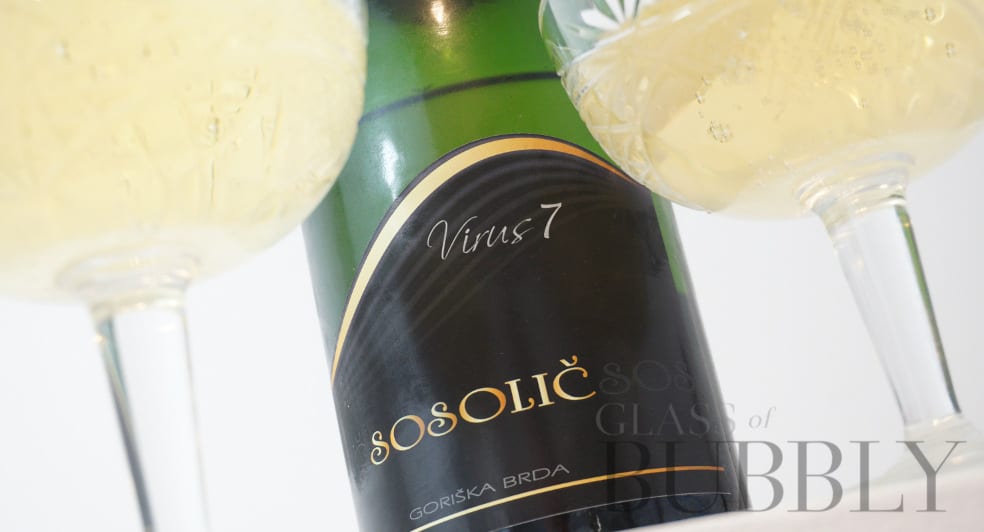 Virus 7 label from Sosolic Winery in Slovenia