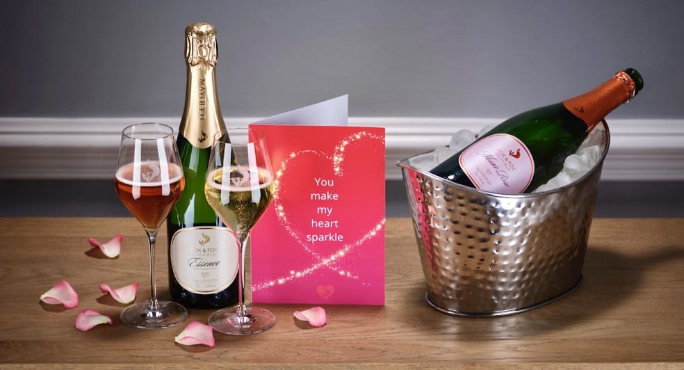 Fox & Fox Essence and Mosaic Rose with card and petals