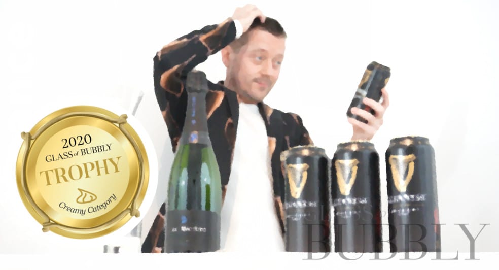 Guinness and Champagne Cocktail - Really