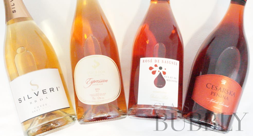 Rosé colouring levels