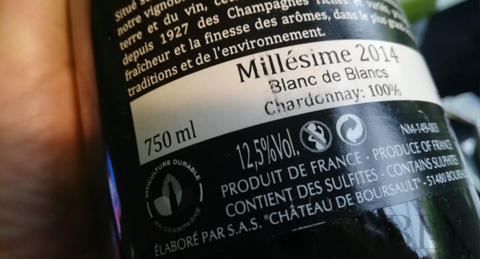 Champagne will usually be 12.5% (of alcohol) though you do get some stating 12 or 13%