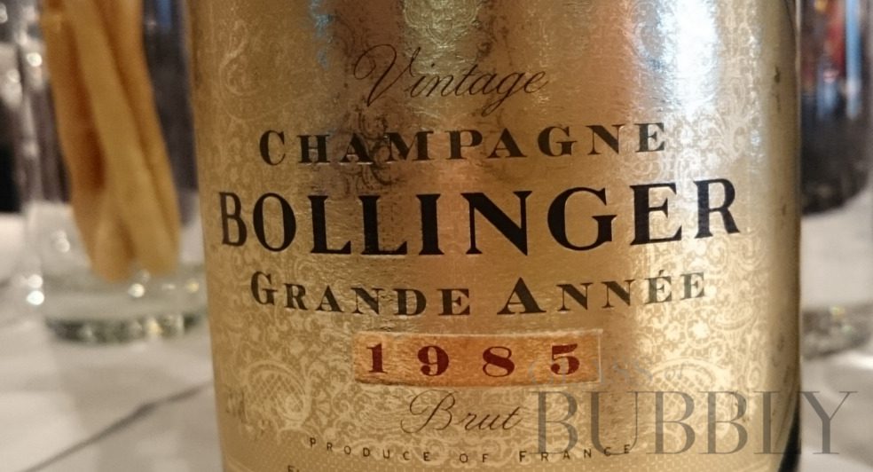 Champagne Bollinger Grande Annee 1985
