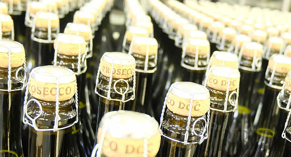 Prosecco DOC bottles