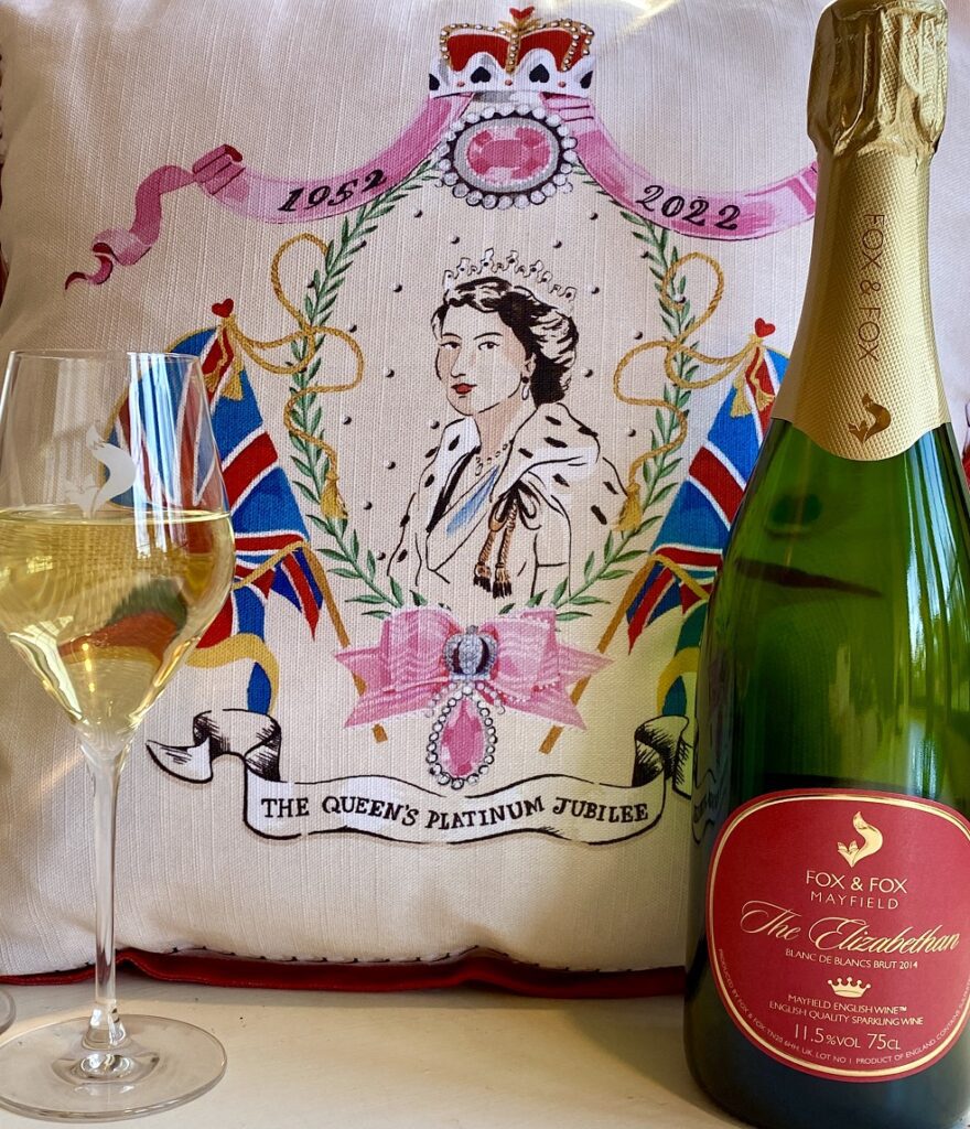 Celebrate the Platinum Jubilee with English Sparkling Wine Glass Of
