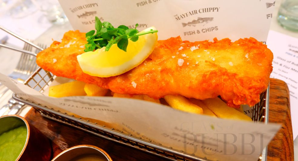 Battered Cod and Champagne