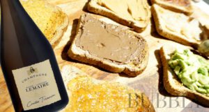 Champagne Roger Constant Lemaire and Toast Toppings