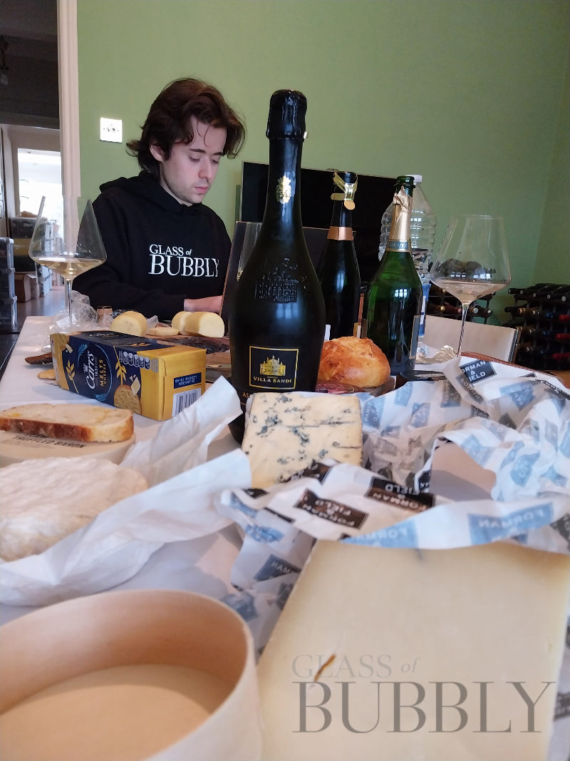 Cheese and Sibilation tasting afternoon at Glass of Bubly