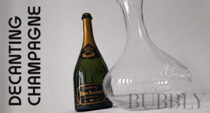 Decanting Champagne information